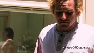 Buddys natural big tits gf banging