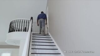 BBC model pounding perky painter artist