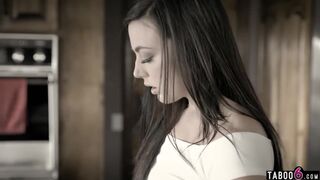 Carrot in the ass of an experimenting teen leads to anal sex