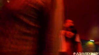 Skinny Asian living in France picked up and eaten out at hotel by white guy