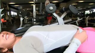 Keisha Big Breasted Workout