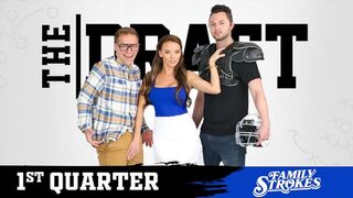 FamilyStrokes - The Fantasy Football Deal Of Hot Big Titted Milf Pristine Edge And Horny Stepson