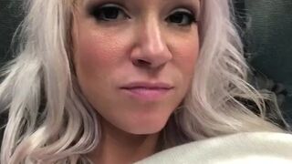 Ashley Angel takes train to Ottawa on Canada Day (July 2019)