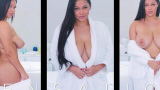 Thick Goddess Ashlyn Peaks Seduces her innocent Massage therapist