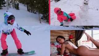 BANGBROS - Wholesome Winter Fun With Amia Miley, And Some Provocative Content As Well