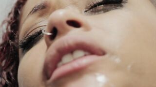 Skin Diamond fights for dominance in bed. She likes to be on top