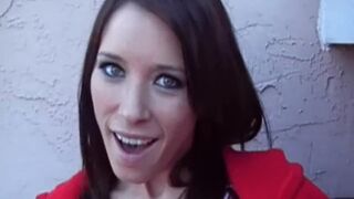 BrookeSkye pussy play in rooftop