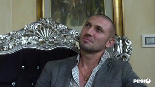 The double penetration of the explosive Canela Skin with Nacho Vidal and Luca Ferrero