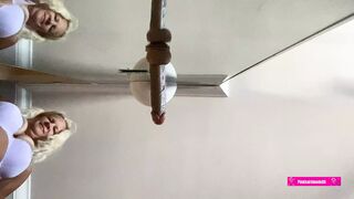 Horny MILF with Hot Body Fucks Dildo