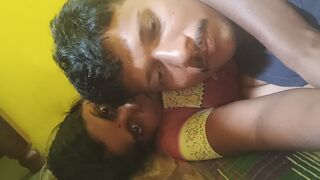 Indian village house wife boobs pressing