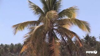 Tropical anal with cumshot for Black Angelika