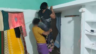 Real homemade As if to help, he has sex with Aunty