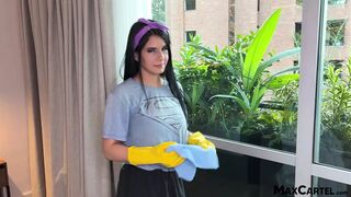 Maid with big tits