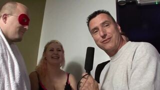 Blowjob fuck swallowing, actually normal German fuck program