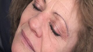 Mature rewards her hubby with anal sex